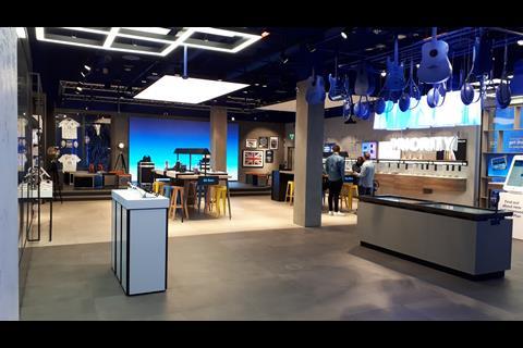 The O2 store at The O2 has sports and music paraphenalia in store